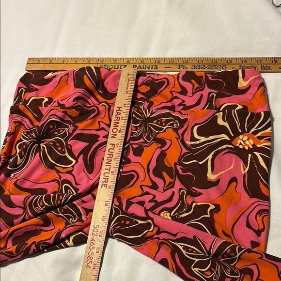 No Boundaries Pink and Orange Wide Leg Pants - Picture 4 of 7